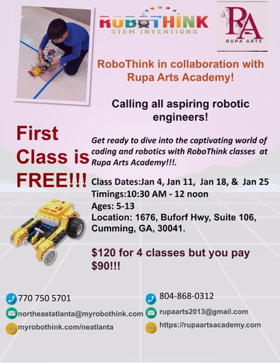 Class at Rupa Arts - Jan 2026 (2026-01-01 - 2026-01-26)